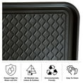 thumbnail image 2 of Stalwart Large Boot Tray – All-Weather Indoor/Outdoor Shoe Mat with Raised Edge, 30” x 15”, Black, 2 of 7