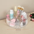 thumbnail image 4 of Mimifly Organizador de Maquillaje Giratorio de 360°, Bandeja de Almacenamiento de Cosméticos Acrílico, Organizadores de Cosméticos y Soporte de Maquillaje Giratorio para el Cuidado de la Piel de Belleza, 4 of 6