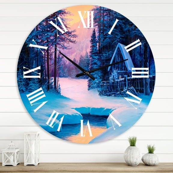 Designart 1 in Quartz Wall Clock