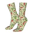thumbnail image 5 of Salouo Finger Lime Fruits Pattern Fun Novelty Crew Socks,Casual Athletic Socks Neutral Socks, 5 of 7