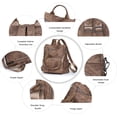 thumbnail image 4 of Sunyuer Fashion PU Leather Women's Backpack - Large Capacity, Anti-theft, Casual Style for Commuting Work and Travel, 4 of 7