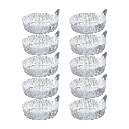 

NUOLUX 10PCS Small Size Aluminium Foil Weighing Plate Weighing Boats Weighing Dish