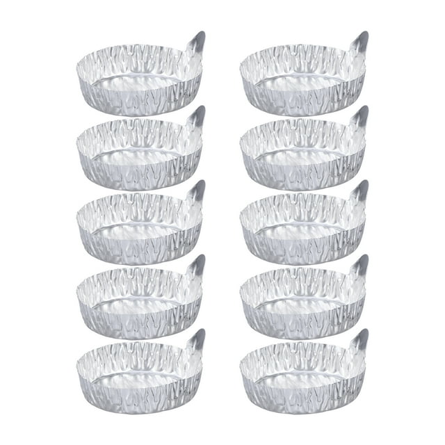 Shisuyan 10 Pcs Petite Assiette de Pesée en Papier D\'aluminium Bateaux de Pesée Plat de Pesée