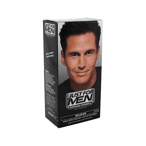 Just For Men Shampoo In #H-55 Haircolor Real Black 2 Pack