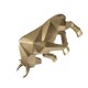 thumbnail image 2 of Inteprter Exquisita decoración Toros Escultura hecha de resina Amplia aplicación Toro Estatua Ornamento Estatua Toro Decoración del hogar dorado, 2 of 6