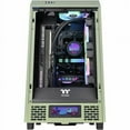 thumbnail image 3 of Thermaltake Tower 200 Mini-ITX Computer Case; 2x140mm Pre-Installed CT140 Fans; Supports GPU Length Up to 380mm; CA-1X9-00SEWN-00; Matcha Green; 3 Year Warranty, 3 of 18