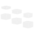 thumbnail image 3 of Caja de exhibición de cubos acrílicos con soporte de pantalla de fondo hueco transparente de 5 lados de 5 lados elevador para fiestas de joyas 6 piezas, 3 of 8
