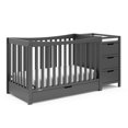 thumbnail image 4 of Graco Remi 4-in-1 Convertible Baby Crib and Changer, Gray, 4 of 10