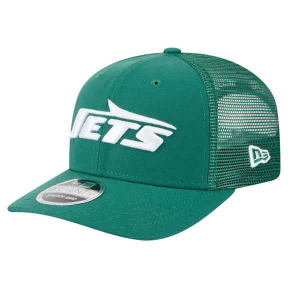 Men's New Era  Green New York Jets Team Collection 9SEVENTY Stretch-Snap Adjustable Hat