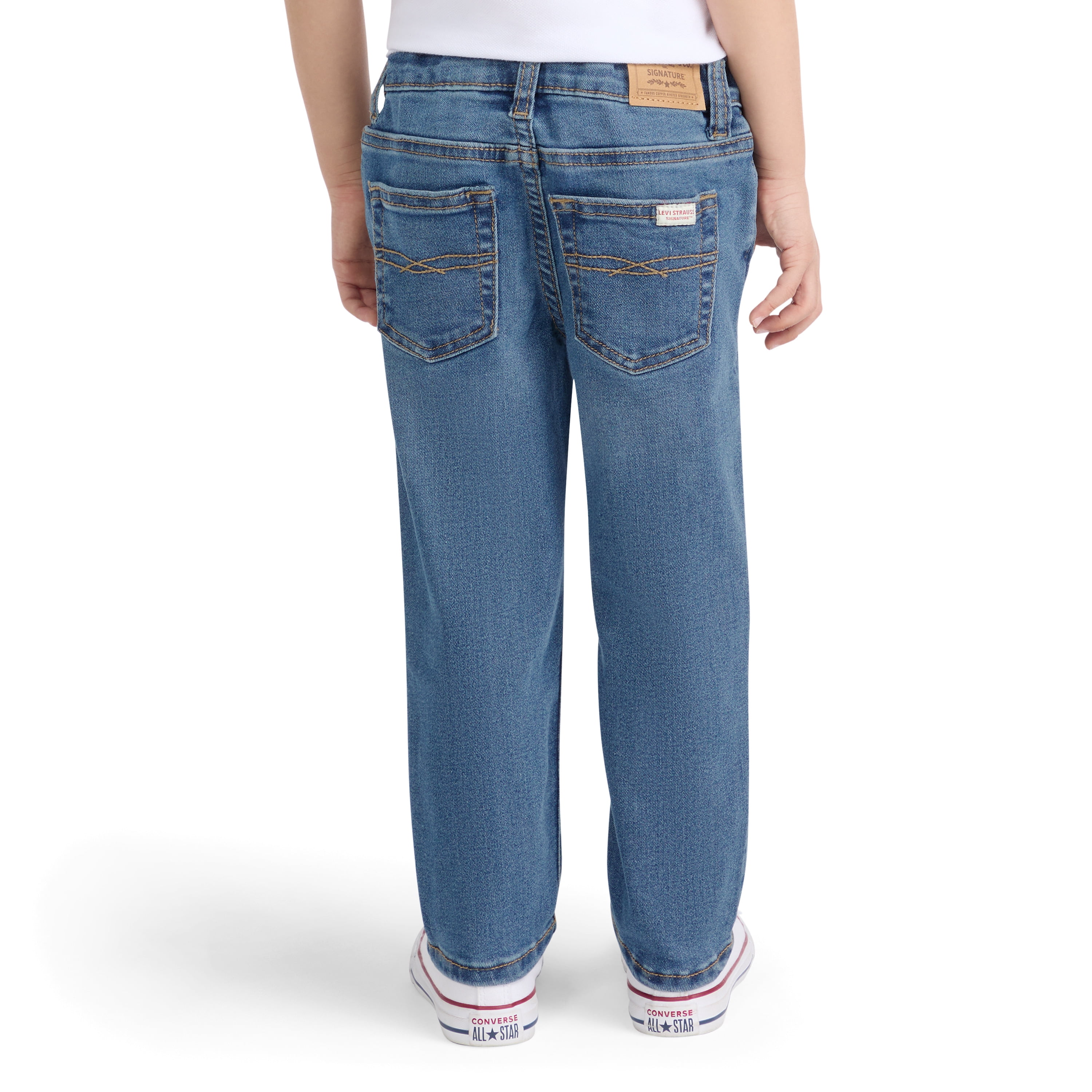 Levi Strauss Signature Boys Tapered Jeans, Sizes 2T-18