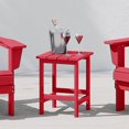 thumbnail image 1 of WestinTrends Patio Extérieur Table d'Appoint Adirondack, Rouge, 1 of 13