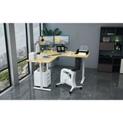 72x72x31 L Shape Sit/Stand Electric Desk