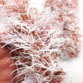 thumbnail image 2 of Guirnalda de Navidad con lazo central de oropel fino de 90 pulgadas, oro rosa/blanco iridiscente Xemadio CJWUS-3205, 2 of 3
