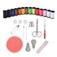 thumbnail image 2 of MesaSe Sewing Kit for Adults  Kids  Home  Travel  Sew Repair  – 90pcs Deluxe Mini Sewing Supplies Set with Thread and Needle  Stitch Ripper  Buttons  Safety Pins  Zippered Organizer Sew, 2 of 5