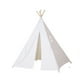 Tente de Tipi en Toile de Coton Blanc Classique pour les Tout-Petits Fournitures d'Intérieur pour Enfants – image 2 sur 8