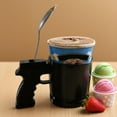 thumbnail image 1 of Premium Ice Cream Pint Holder with Built-In Spoon Slots, 16oz Insulated Sleeve for Cold Treats & Beers, Perfect for Family Dessert Nights & Parties Hzhnb | Plastic, As Shown, 1 of 9