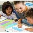 thumbnail image 5 of WEISIPU Guided Reading Highlight Strips Colored Overlays Bookmark Reading Tracking Rulers with Line for Dyslexia, ADHD and to Reduce Visual Stress (8 Pack), 5 of 8