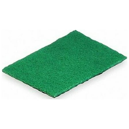 Tough Guy Scouring Pad, 6"L, 9"W, Nylon, Green, PK20 2NTG8