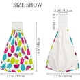 thumbnail image 3 of 1 Pcs Hanging Towels, Dish Towels Summer Fruit Exotic Fruit Cocktail Absorbent Hand Towels with Hanging Loop Washcloth for Bathroom Kitchen, 3 of 7