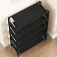 thumbnail image 4 of 24In 4-Tier Stackable Shoe Rack Space Saving Multi-Functional Stackable Storage Organizer Entryway Dorm Garage Mudroom Shoe Storage Toy Book Plant Display Rack Home Storage Solution, 4 of 7
