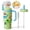 Green dinosaur, variant on Comobebe 24 oz Insulated Whale Fountain Sippy Cup, 316 Stainless Steel Leak-Proof with 2 Lids, Fits Car Cup Holders, Green Dinosaur for Kids Teens Adults (green)
