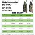 thumbnail image 3 of Summer Plus Size Boho Overalls for Women Hippie Cloth Floral Printed Jumpsuits Spaghetti Strap Rompers Blue M, 3 of 3