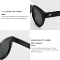thumbnail image 3 of Gafas de Sol VANLINKER Tendencia Grande y Gruesa Polarizadas para Mujeres, 3 of 4