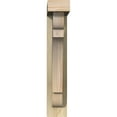 thumbnail image 2 of Ekena Millwork 4"W x 14"D x 22"H Olympic Block Rough Sawn Bracket w/ Offset Brace, Douglas Fir, 2 of 25