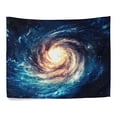 thumbnail image 2 of MYPOP Space Starry Sky Deep Outer Space Nebula and Galaxy in the Universe Pattern Tapestry Wall Hanging XL for Bedroom Living Room Dorm Wall Art 90 x 60 inches, 2 of 4