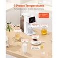thumbnail image 4 of Countertop Instant Hot Water Dispenser 101oz 6 Temperatures 7 Volumes for Tea Coffee Baby Formula, 4 of 8