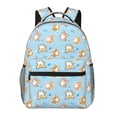 thumbnail image 1 of Disketp Corgi Dog 1 Mochila Estampada para Hombre y Mujer – Mochila Ligera Clásica con Múltiples Bolsillos para Universidad, Trabajo y Viajes-One Size, 1 of 5
