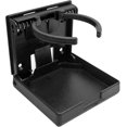 thumbnail image 1 of Portavasos plegable negro ajustable para barco, caravana marina, 1 of 5