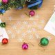 thumbnail image 3 of 200 piezas 3 cm árbol de Navidad plástico blanco copos de nieve fiesta decoración de escritorio para el hogar Tmvgtek Oficina Multiescena Multifunción, 3 of 6