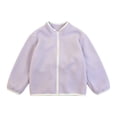 thumbnail image 3 of Boys' Long Sleeve Sherpa Fleece Full Zip Jacket Kids Stand Collar Winter Warm Outerwear for Toddler Boys Windproof Sweatshirt, 3 of 8