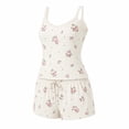 thumbnail image 3 of Set Pijama George para Mujer, sin Manga Hueso Talla M 2 piezas, 3 of 4