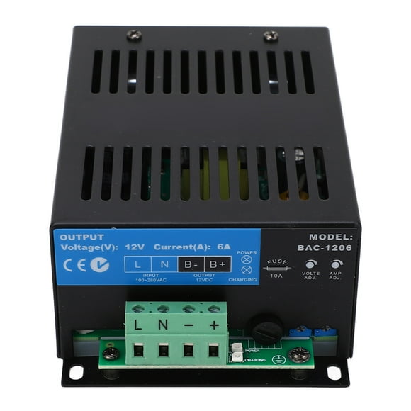 Generator Battery Charger,DC12V Diesel Generator Battery Generator Charger Generator Floating Charger Finest Materials