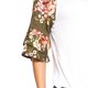 thumbnail image 4 of Blusa Mujer Casual Manga Holgada Con Flores Blanca Ligera multicolor EG, 4 of 5