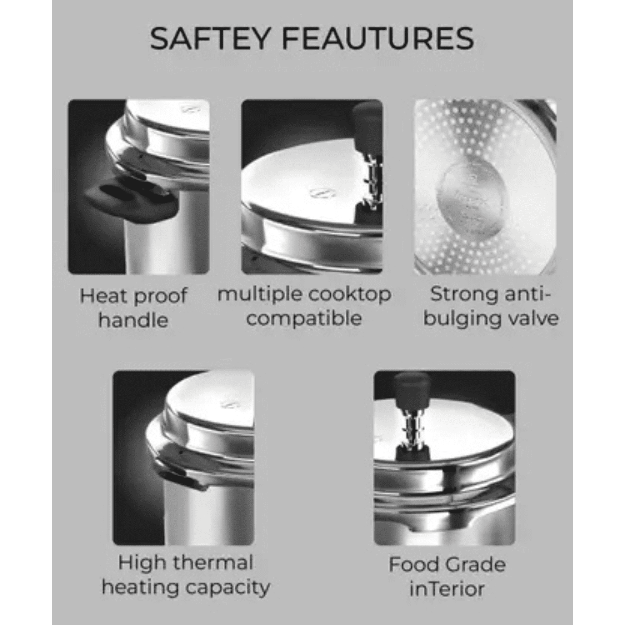 Prestige Popular Plus Virgin Aluminium Pressure Cooker, 7.5L, Silver