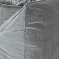 thumbnail image 3 of Noble House Pickerel Velvet Bean Bag Chair, Gray, 3 of 8
