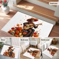 thumbnail image 6 of Halloween 2'x3' Washable Rug,Mexican Skeleton Play Guitar Abstract Florals Non-Slip Soft Doormat Area Rugs for Entrance Bathroom Bedsides,Front Doormat Carpet for Kitchen Bedroom,Entryway Floor Mat, 6 of 9