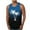 Blue, variant on BXINGOHAI Mens Cotton Sleeveless Tank Tops Cut Off Muscle Gym T Shirts Running Beach Loose Fit Tees Today Blue,M