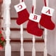 thumbnail image 3 of Calcetines navideños con letras del alfabeto de copos de nieve rojos, decoraciones navideñas para el hogar 2023, regalos de Navidad y Año Nuevo 2024, 3 of 6