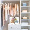 thumbnail image 6 of Foldable Fabric Storage Bin With Handle Collapsible Basket Box Storage With Lid Organizer 4 Seasons Tree, 6 of 7