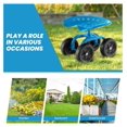 thumbnail image 4 of Garden Seat with Wheels, Heavy-Duty Utility Stool Cart with Adjustable 11"-16" Height & 360° Rotatable, Rolling Garden Cart with Seat for Lawn Planting, Yard Work, Patio Gardening (Blue), 4 of 6