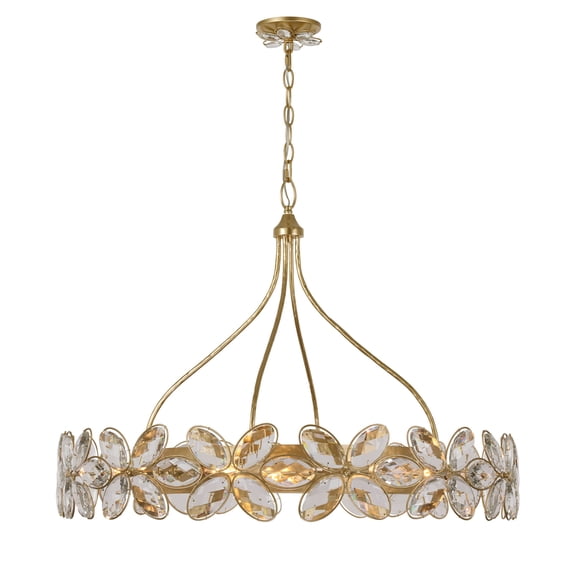Marbella 14-Light Chandelier in Gold Shimmer by Breegan Jane