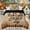 Brown 01, variant on Rustic Farmhouse Comforter Set Twin Size,Deer Antlers Bear Paws Plaids Patchwork Bedding Adults Room Decor,Pine Trees Down Comforter,Retro Duvet Insert