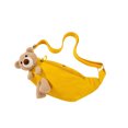 thumbnail image 1 of Riñonera ajustable de lona Cierre de cremallera Bolso adorable Bolso de cintura de almacenamiento de llaves de teléfono para mujer Inevent AP000547-01, 1 of 7