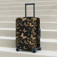 thumbnail image 6 of Fuzoiu Modern Golden Butterfly Print Suitcase Cover,Washable Luggage Covers for Suitcase,Elastic Luggage Protector Cover,Scratch Resistant Travel Suitcase Covers-X-Large, 6 of 7
