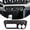carbon fiber, variant on TINKI Car Center Console Cigarette Lighter Frame Interior Car Accessories Fit for Toyota Tacoma 2011 2012 2013 2014 2015