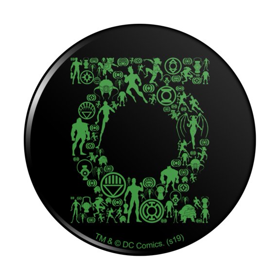 Green Lantern Green Lantern Icons Logo Pinback Button Pin